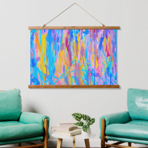 Vibrant Cascade Hanging Tapestry