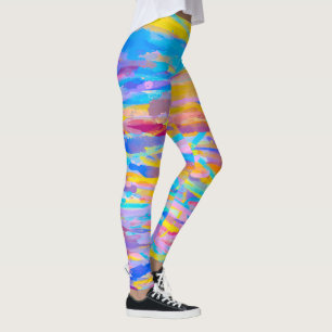 Vibrant Cascade Leggings