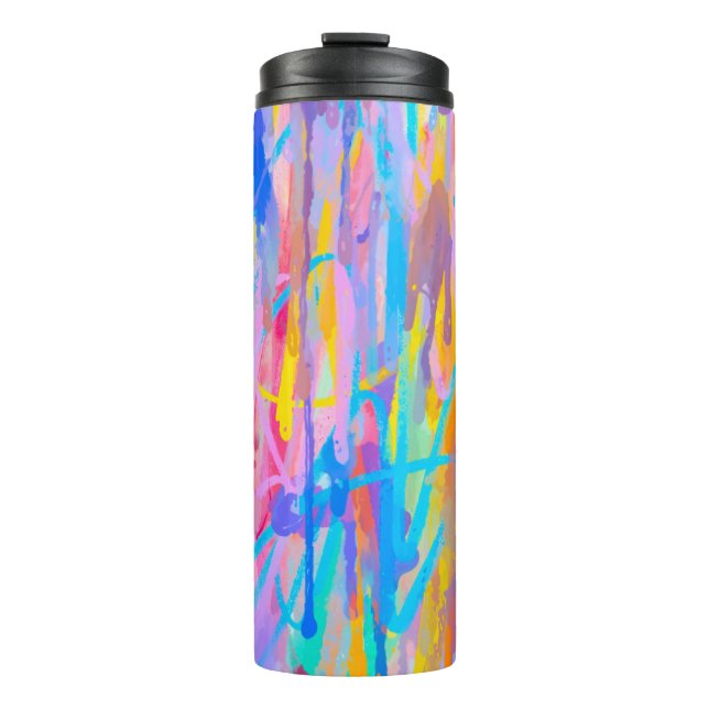 Vibrant Cascade Thermal Tumbler (Front)