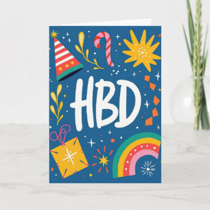 Vibrant Celebration Art Card
