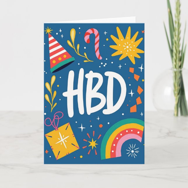 Vibrant Celebration Art Card (Front)