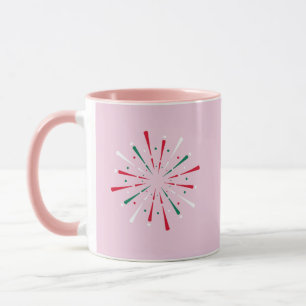 Vibrant Celebration Confetti, Fireworks  Mug