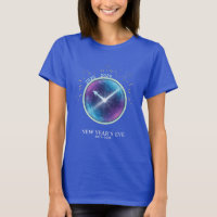 Vibrant Celestial Clock New Year's Eve 2026 Party