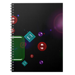 Vibrant characters notebook
