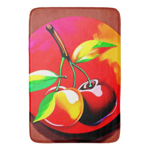 Vibrant Cherry Duo Bath Mat