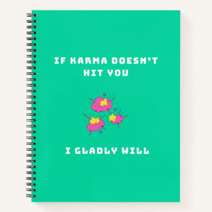 Vibrant Chic Savage Quotes For Teen Notebook