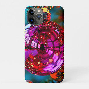 Vibrant Christmas Ornament Sparkle Design iPhone 11 Pro Case