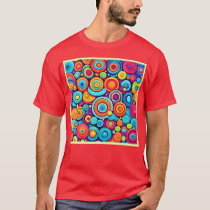 Vibrant Circle Explosion T-Shirt