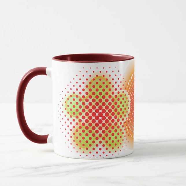 Vibrant Circles Combo Mug Collection (Left)