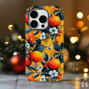 Vibrant Citrus and Berry Pattern for a Fresh Look Case-Mate iPhone 14 Pro Case