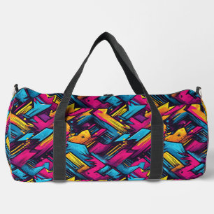 Vibrant City Vibes Urban Pop Duffel Bag