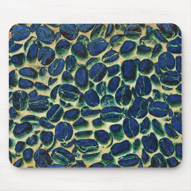 vibrant coffee beans mouse mat (Front)