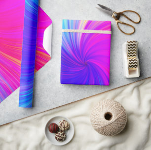 Vibrant Color Aesthetic Pattern Wrapping Paper