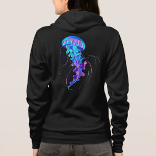 Vibrant Color Glowing Jellyfish Hoodie