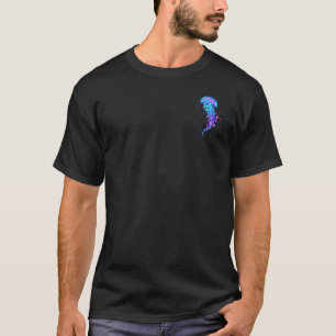 Vibrant Color Glowing Jellyfish T-Shirt