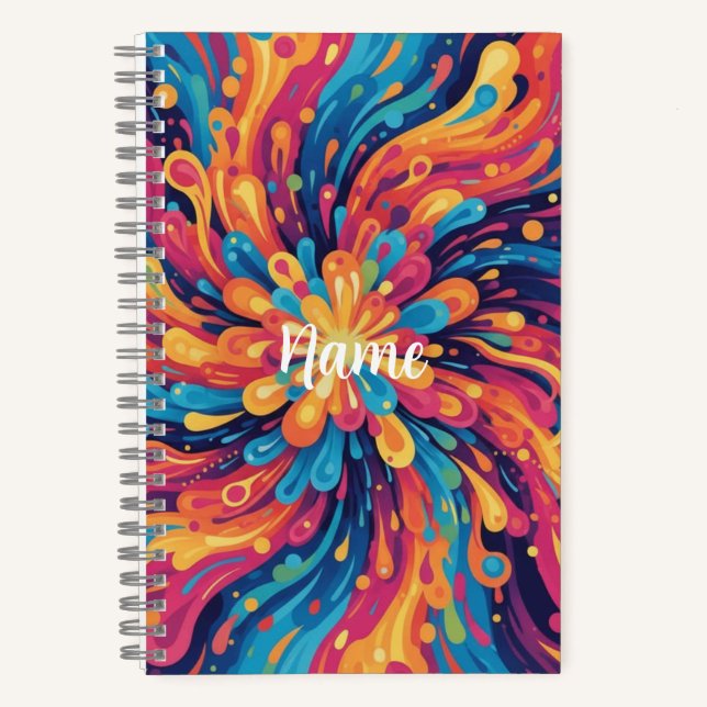 Vibrant Color Notebook (Front)