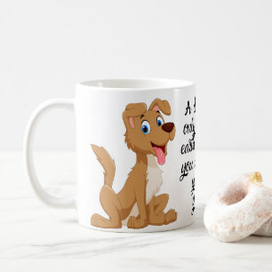 Vibrant Colorful Dog Art, For Dog Lovers Featuring Coffee Mug
