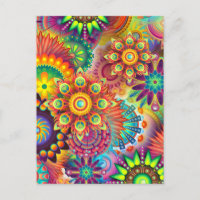 Vibrant Colorful Mandalas Pattern