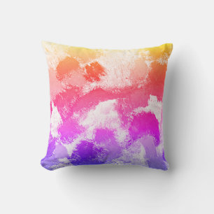Vibrant Colorful Multicolor Ties Cushion