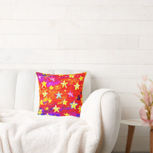 Vibrant Colors of Stars. Buy Now Cushion