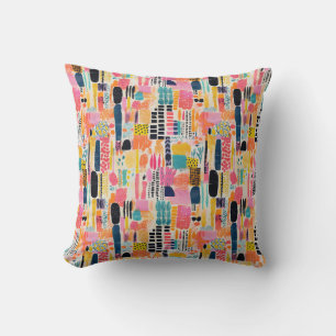 Vibrant Colors Pattern Cushion