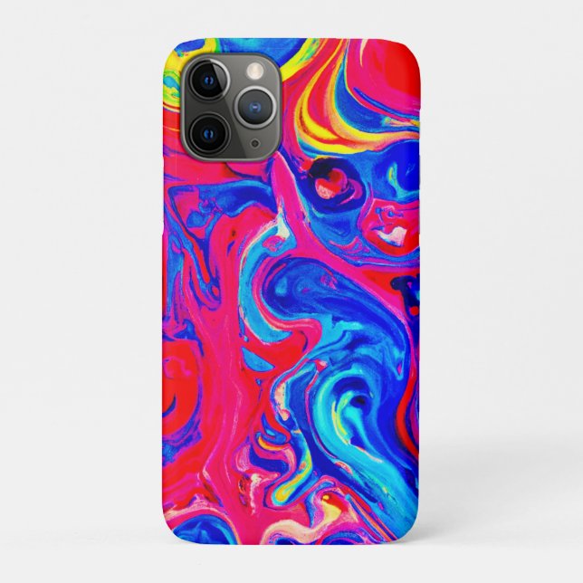 Vibrant Colour Blast Pattern Case-Mate iPhone Case (Back)