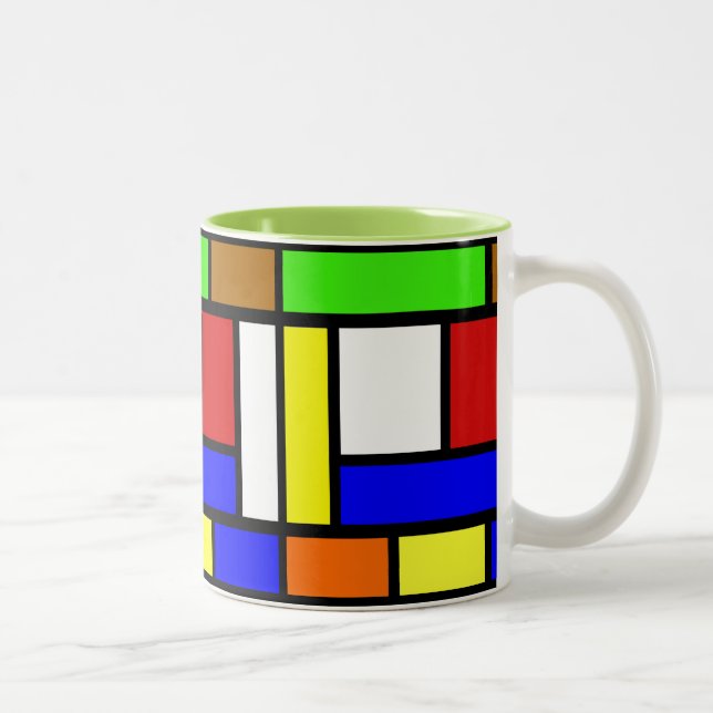Vibrant Colour Block Mug (Right)
