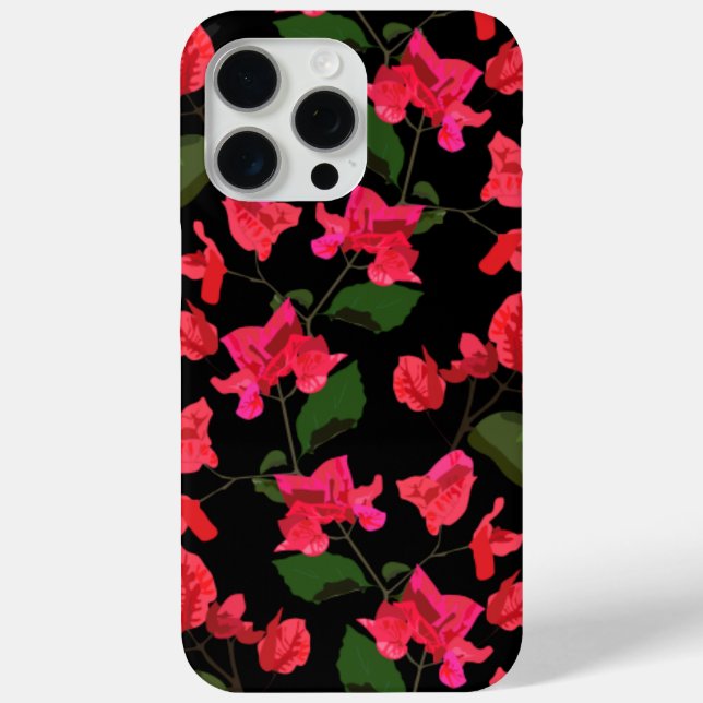 Vibrant Colour Bougainvillea iPhone / iPad case (Back)