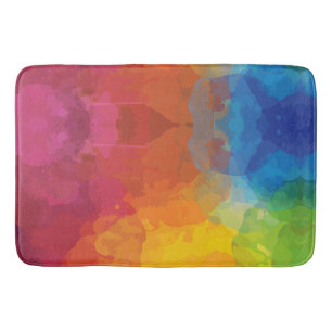 Vibrant Colour Explosions Bath Mat