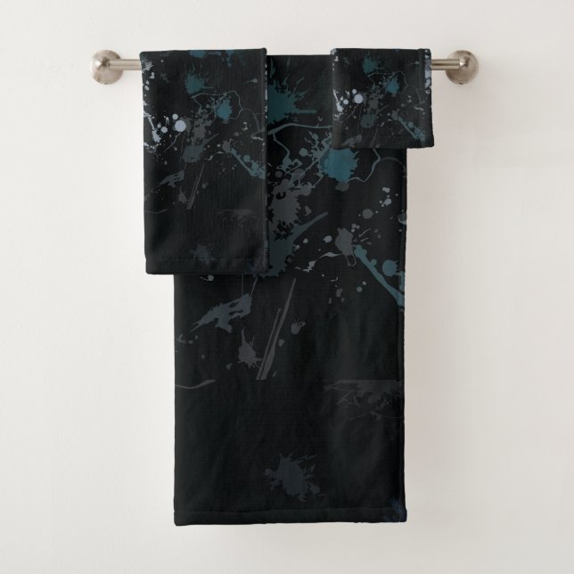 Vibrant Colour Explosions Bath Towel Set (Insitu)