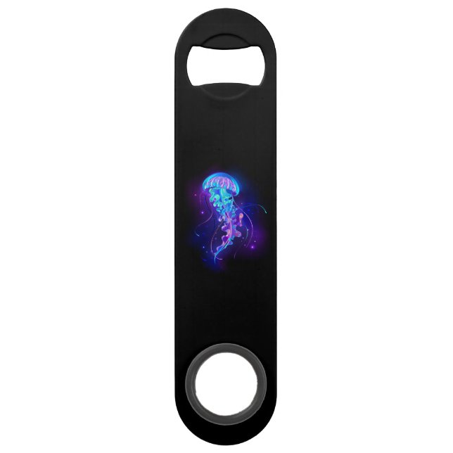 Vibrant Colour Glowing Jellyfish (Front)