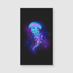 Vibrant Colour Glowing Jellyfish