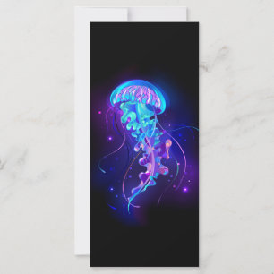 Vibrant Colour Glowing Jellyfish