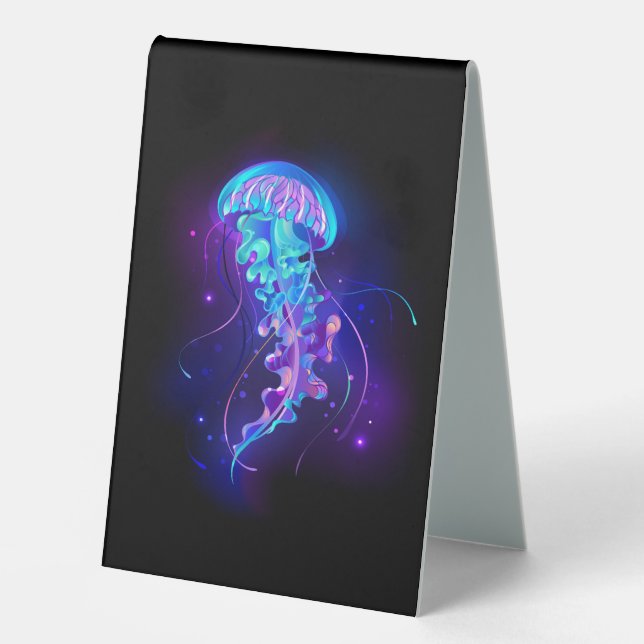 Vibrant Colour Glowing Jellyfish (Front)