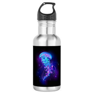 Vibrant Colour Glowing Jellyfish 532 Ml Water Bottle