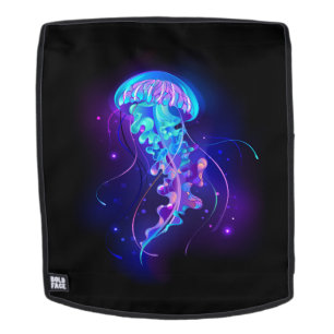 Vibrant Colour Glowing Jellyfish Backpack