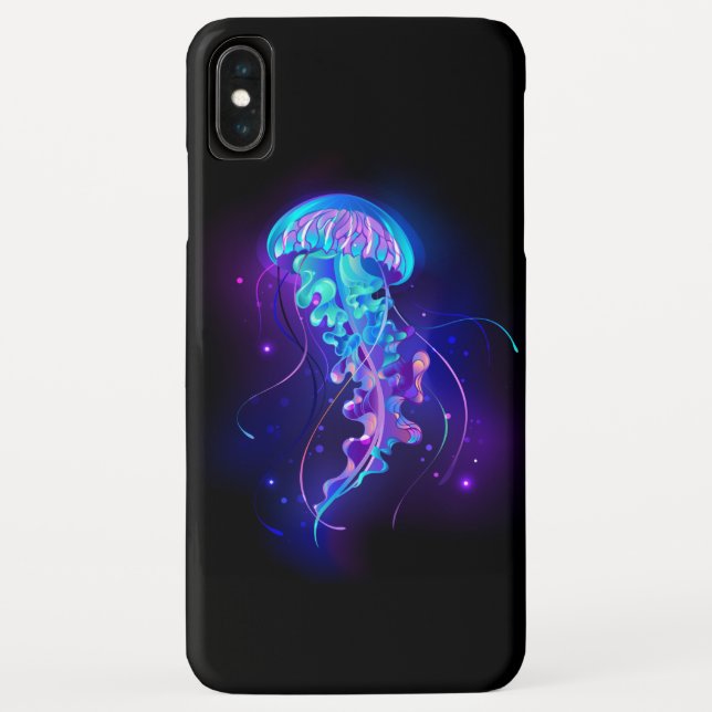 Vibrant Colour Glowing Jellyfish Case-Mate iPhone Case (Back)