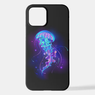 Vibrant Colour Glowing Jellyfish iPhone 12 Case