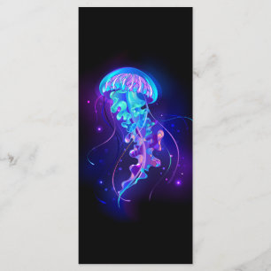 Vibrant Colour Glowing Jellyfish Menu