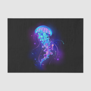 Vibrant Colour Glowing Jellyfish Tissue Paper