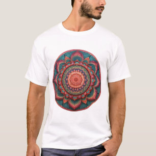 Vibrant Colour Mandala T-Shirt