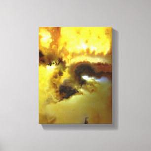 Vibrant Colour Mossy Agate Photo Designed Canvas Print