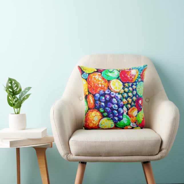Vibrant Colour of Fruits. Buy Now Cushion (Chair)