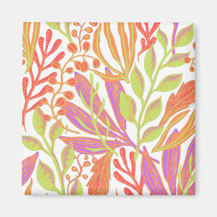 Vibrant colour print magnet
