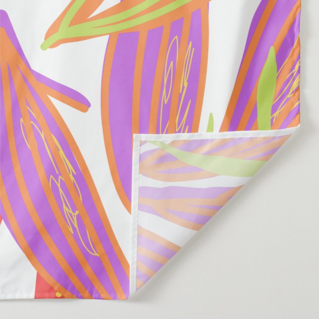 Vibrant colour print tapestry (Detail)