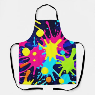 Vibrant Colour Splash Apron