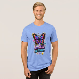 Vibrant Colour Splash Mug Tri-Blend Shirt