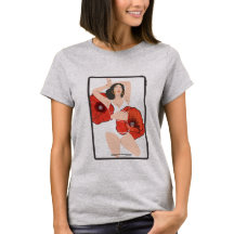 “Vibrant Colour Splash Women’sT-Shirt Trendy Casau