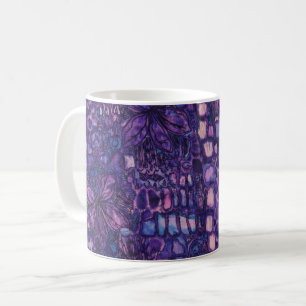 Vibrant Colourful Abstract Floral Pattern Coffee Mug