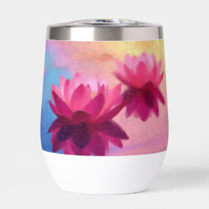 Vibrant Colourful Abstract Lotus Flowers